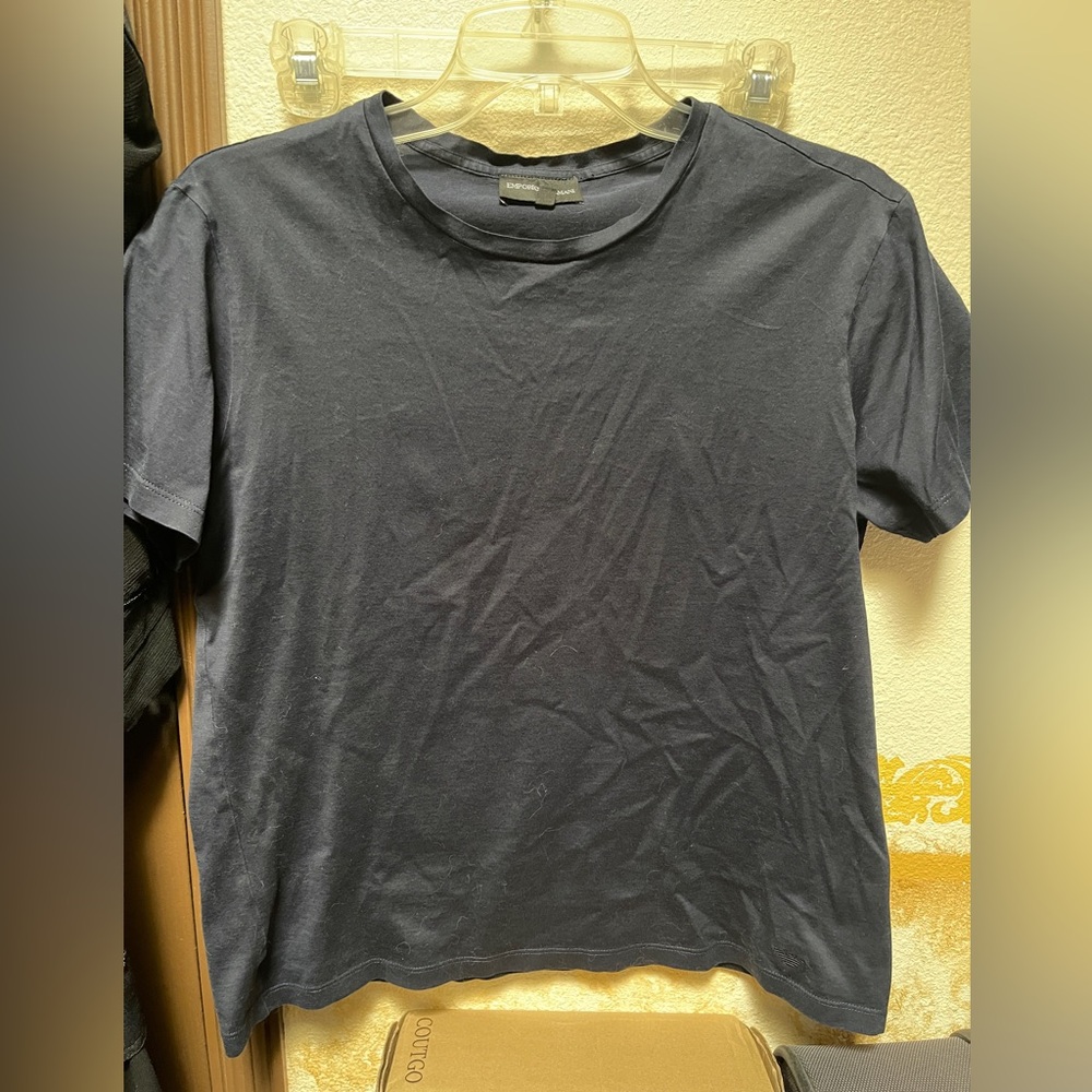 Emporio Armani navy Short Sleeve Tee MEDIUM
